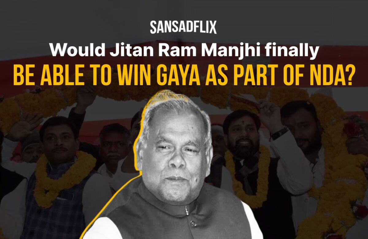 Would Jitan Ram Manjhi finally be able to win Gaya as part of NDA?